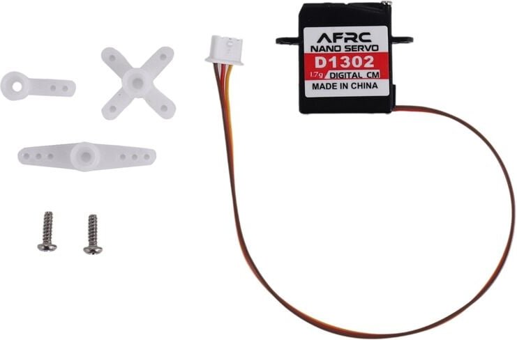 D1302 Mini 1.7G Digital Servo JST-Anschluss mit GroßEm Drehmoment für RC-Modell Drohnenflugzeughubschrauber