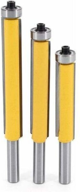 3-teiliges Kopierfräser-Set, 8-mm-Schaft, DIY-Holzbearbeitungs-Fräswerkzeuge mit Kugellager, extra langer Holzfräser, ge...