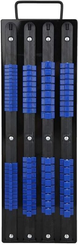 2 3 8 1 4 Zoll Steckschlüssel-Organizer, Multifunktions-Steckschlüsselhalter mit 80 Clips, tragbarer Steckschlüsselschie...