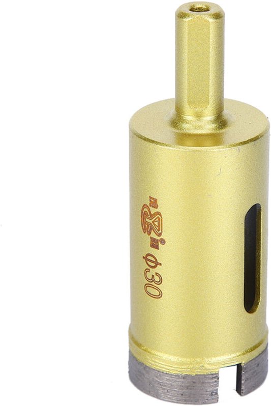 Bohrer-Lochsägenwerkzeug für Keramik, Marmor und Stein, Lochbohrer zum Bohren von Keramik und Marmor, 10-mm-Bohrer, 30-m...