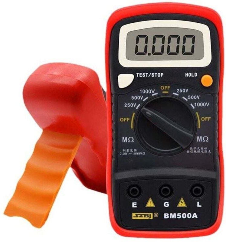 BM500A 1000V Digitalmultimeter, LCD-Widerstandsmessgerät, digitales Isolationswiderstandsmessgerät, Megohmmeter, elektri...