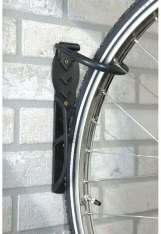 Fahrradaufbewahrung, Wandfahrradhaken – schwarz