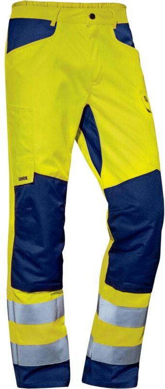 Uvex Suxxeed Construction - Gelbe Herren-Arbeitshose - Warnschutz: 54
