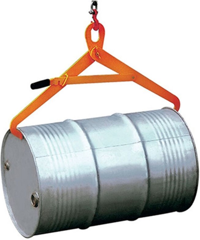 Verriegelbare Fassklemme 500 kg für Hebezeuge – Aufnahme von 210-Liter-Fässern - DS500