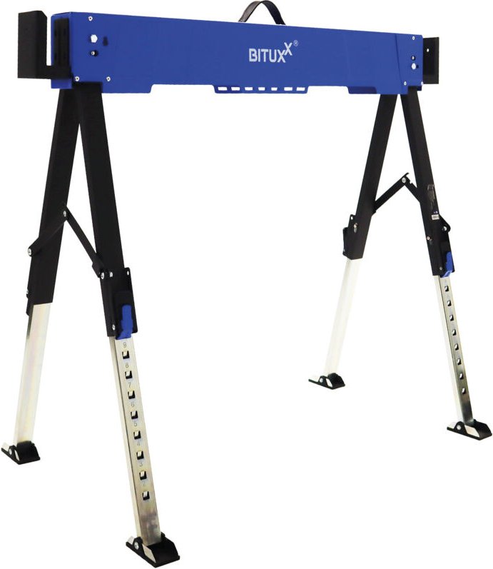 Bituxx Arbeitsbock Bock Gerüstbock Klappbock Tischbock Malerbock 600Kg Klappbar Höhenverstellbar 62 - 87cm