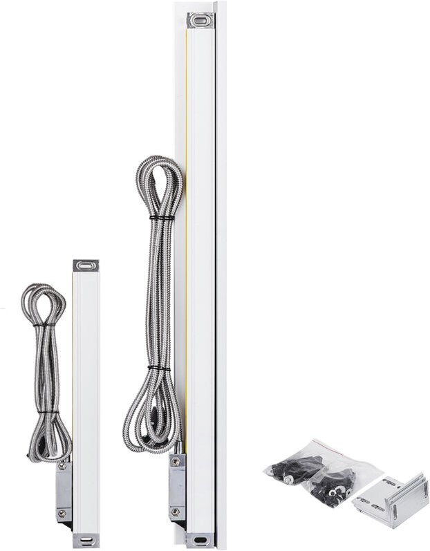 2 Präzisions-Linearmaßstäbe - 250 mm (10 Zoll) und 1000 mm (40 Zoll) für genaue Messungen - Mophorn