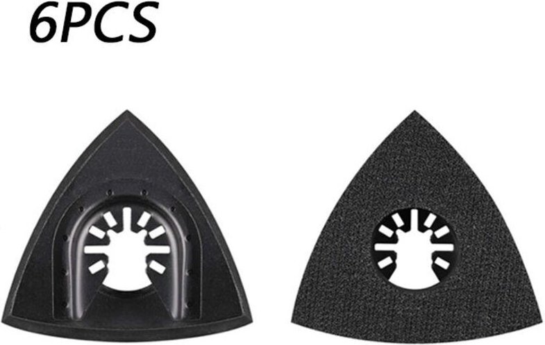 6-teiliges Schleifpad, 80 mm, Multi-Tool-Befestigungspad-Zubehör, Multi-Tool-Klinge, oszillierendes Werkzeug-Zubehör für...