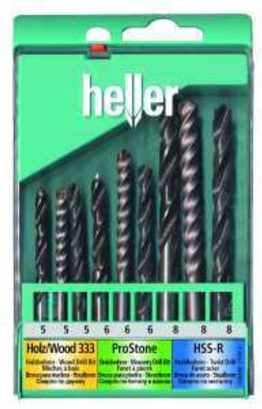 Thumbnail - Banyo - Universalbohrersatz 9-teilig Metall-, Holz- u.Steinbohrer