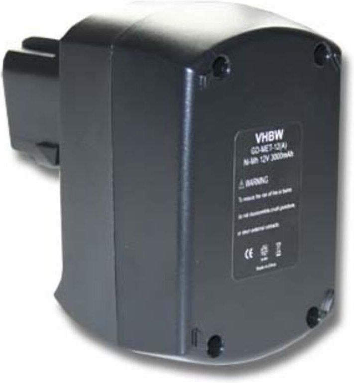 Vhbw - 1x Akku kompatibel mit Metabo ULA9.6-18 Werkzeug (3000 mAh, NiMH, 12 v)