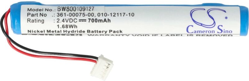 Vhbw - Akku kompatibel mit Garmin wind sensor gps Navigation Navi (700 mAh, 2,4 v, NiMH)