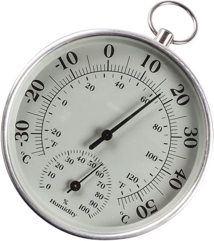 Zimmerthermometer, Innenthermometer Wandhygrometer Luftfeuchtigkeit Luftfeuchtigkeit Temperatur Feuchte Gauge für Zuhaus...