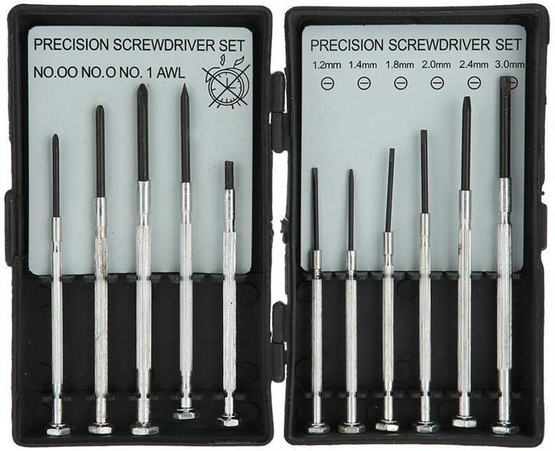 BEBUSINGOTO 11-in-1 Präzisionsschraubendreher-Set, Mini-Schraubendreher-Set, zur Reparatur von Brillen und elektronische...