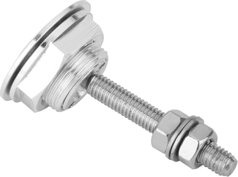 Ej.Life Für Schnellverschluss Motorhaube--Universal Push Button Schnellverschluss Motorhaube Hood Pins Lock Clip Kit(Sil...