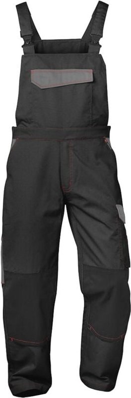 Gr .64 BEVEREN TWILL-LATZHOSE schwarz BEVEREN TWILL BIB TROUSERS