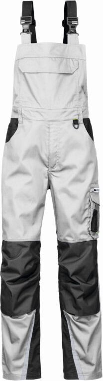 Latzhose IOWA weiß/grau Größe 52