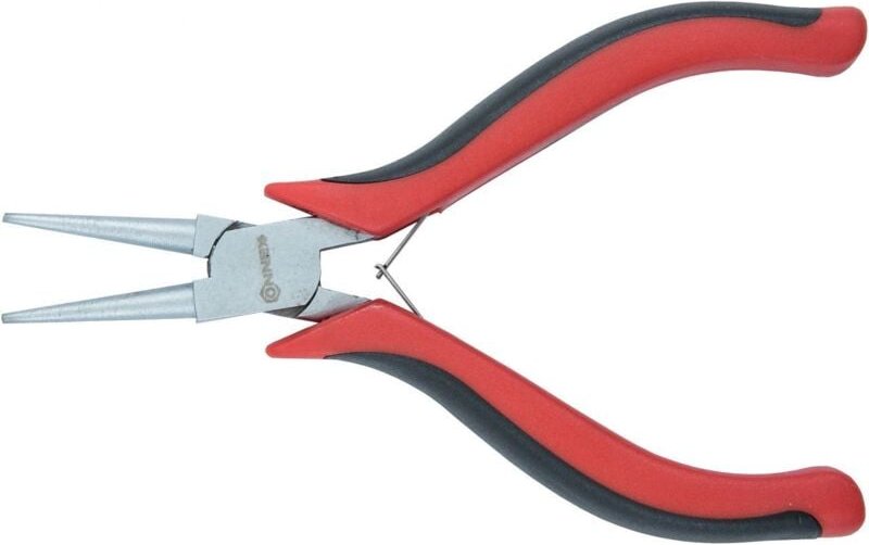 Elektronik-Rundzange 120 mm Doppelfeder Zwei-Komponentengriff Spezialzangen