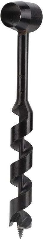 Schwarzer, hochharter, leichter Handbohrer, tragbarer Überlebensbohrer für die Holzbearbeitung in der Wildnis, 25–230 mm...