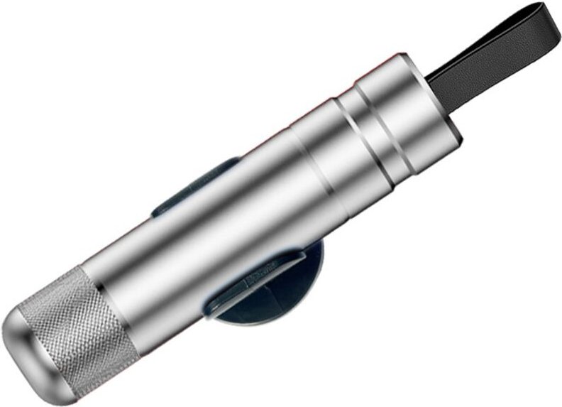 Sicherheitshammer für Fahrzeuge, Glasbrecher und Gurtschneider, Notfall-Rettungswerkzeug für Autos, kompakt und ergonomi...