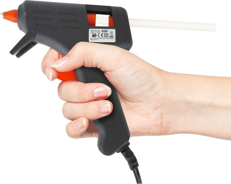 Heißklebepistole 10W, für 7mm Heißklebesticks - Kinzo