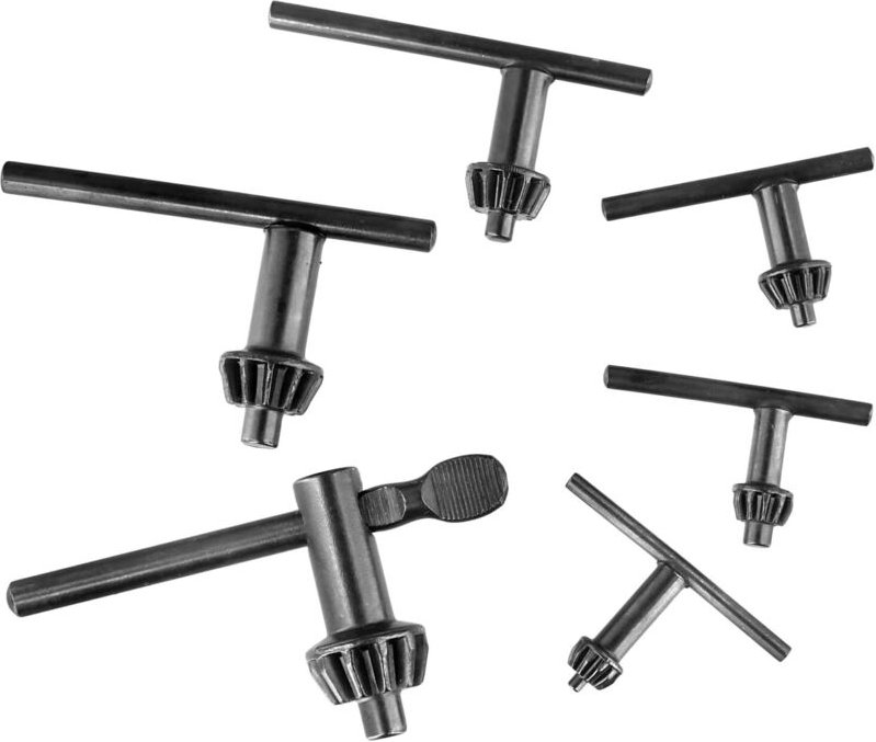 6 Stück Bohrfutterschlüssel, Ersatz-Bohrfutterschlüssel, für 4/6/10/13/16/20 mm Bohrfutter