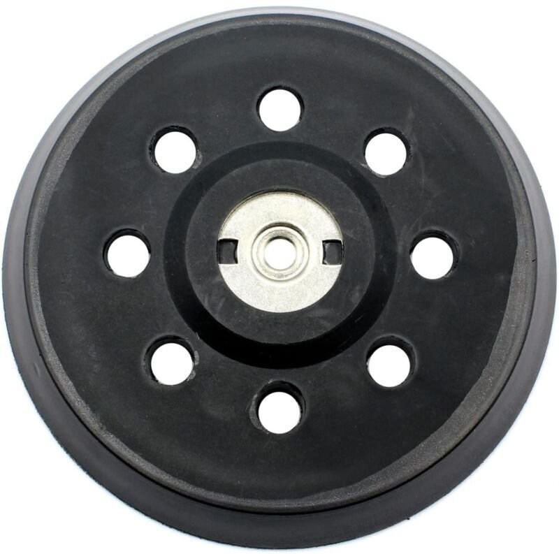 Schleifpad, 125 mm Schleifpad, Pad für Metabo SXE 325 Intec 425 Turbotec 631220000 (Schwarz)