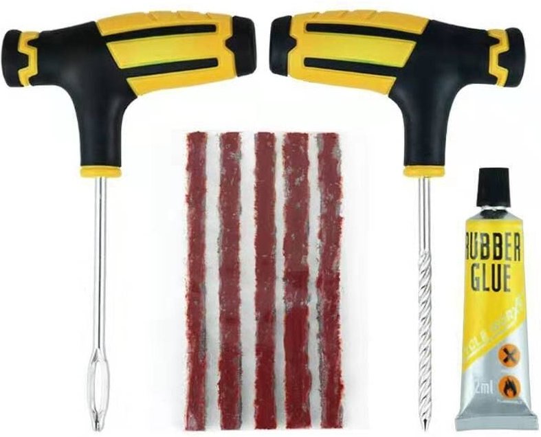 Reifenreparaturset, Reifenreparatursets, Autoreifenreparaturset, Reparaturset für schlauchlose Reifen, für Autos, Motorr...