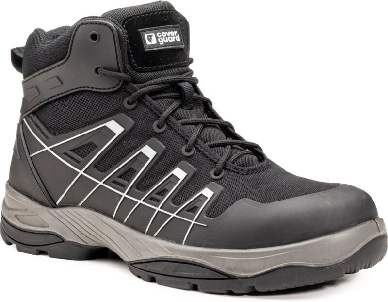 Hochsichere Sicherheitsschuhe SCHORL S3 - Schwarz/Grau 47