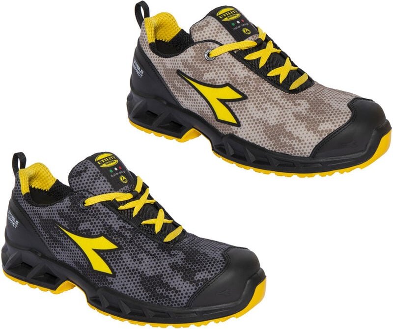 Diadora - Shark Stable Impact Low S3 src esd Arbeitsschuhe - Grau - 43 eu - Grau