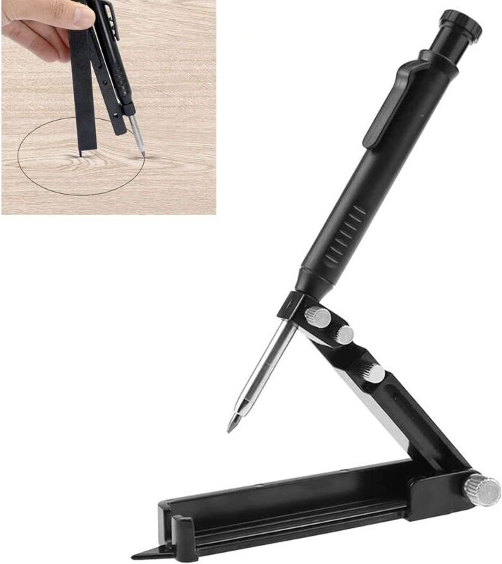 CCYKXA Multifunktionale Anreißwerkzeuge, Anreißwerkzeug für die Holzbearbeitung, Konturenlehre, Mehrzweck-Anreißwerkzeug...