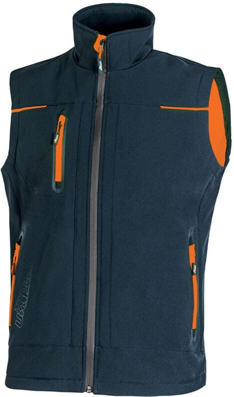 Unisex Softshell-Arbeitsweste ohne Ärmel UNIVERSE Blau S