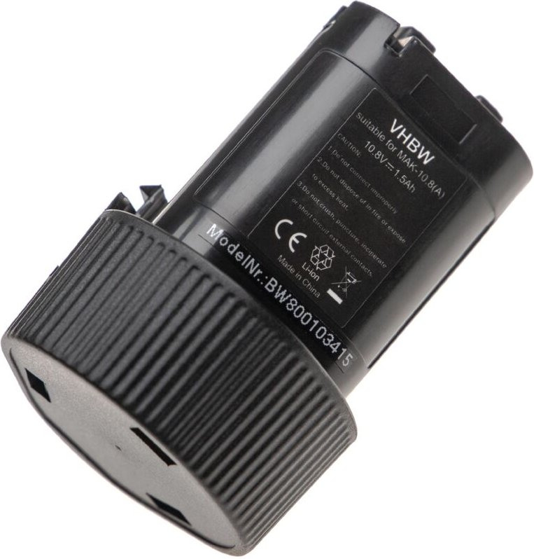 Vhbw - Akku kompatibel mit Makita Baustellenradio DMR106B, DMR108, DMR107 Werkzeug (1500 mAh, Li-Ion, 10,8 v)
