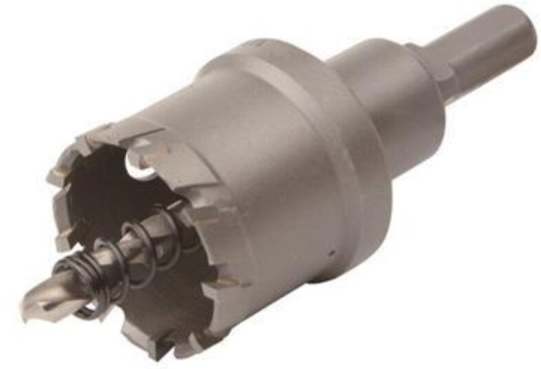 Tolsen 16 mm TCT-Lochsäge, Hartmetallspitze, Dreischichtschneider, Koffer im Lieferumfang enthalten