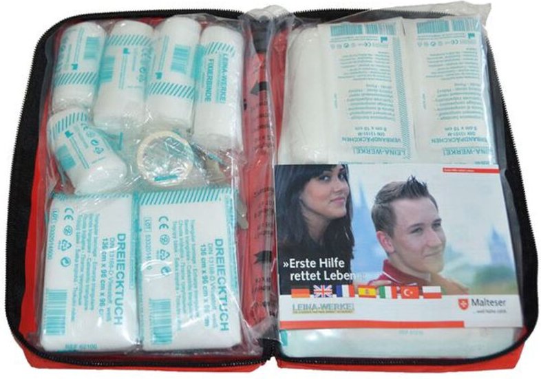 Erste-Hilfe-Set mit 43 Komponenten, DIN 13164 Norm - Altium