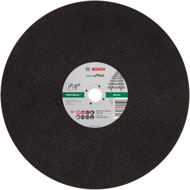 Bosch PRO Rail Trennscheibe 355 x 4 x 25,4 mm - 2608601339