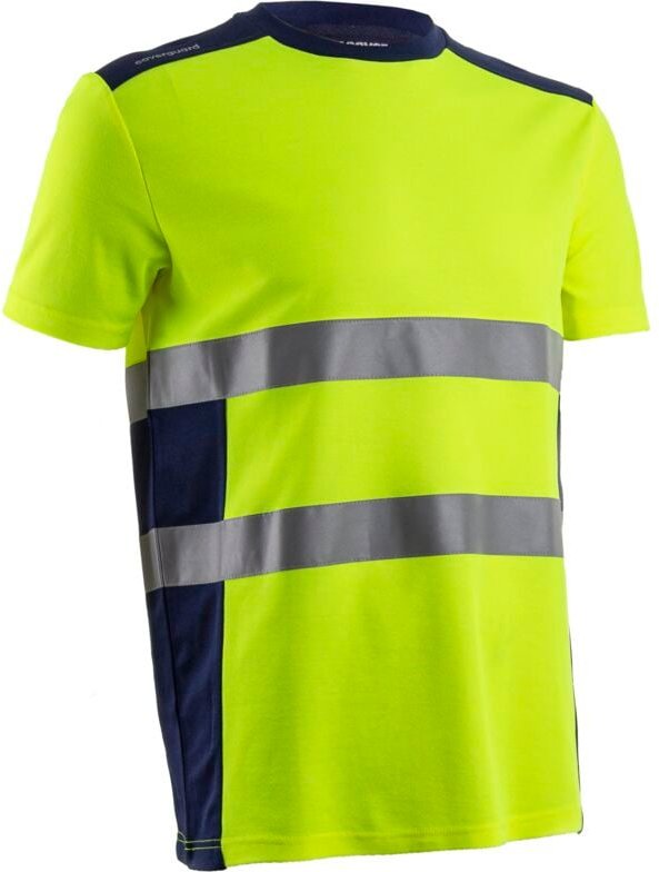 Arbeits-T-Shirt Kurzarm Hochsichtbarkeit NEKKI - Neon Gelb L - 48/50