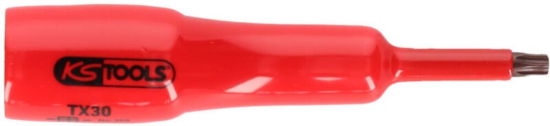 Ks Tools 1/2 Bit-Stecknuss mit Schutzisolierung für Torx-Schrauben, T50, lang
