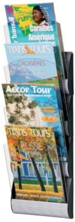 Paperflow Wandprospekthalter integral 4064X4.35 din A4 ps alu