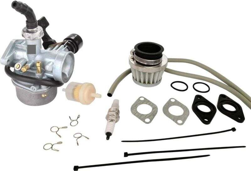 PZ19 Vergaser mit Kraftstoffumschaltventil, Ersatz für Taotao GY6 50 cc, 70 cc, 90 cc, 110 cc, 125 cc, atv, 4 Wheeler, Q...