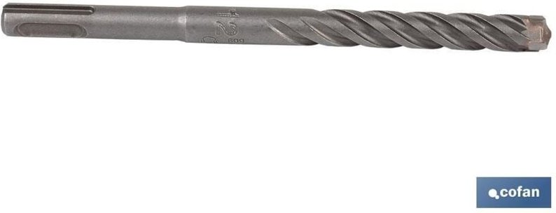 SDS Plus 4-Punkt-Bohrer für Wände (Ø12 x 265 mm.) COFAN 096712265