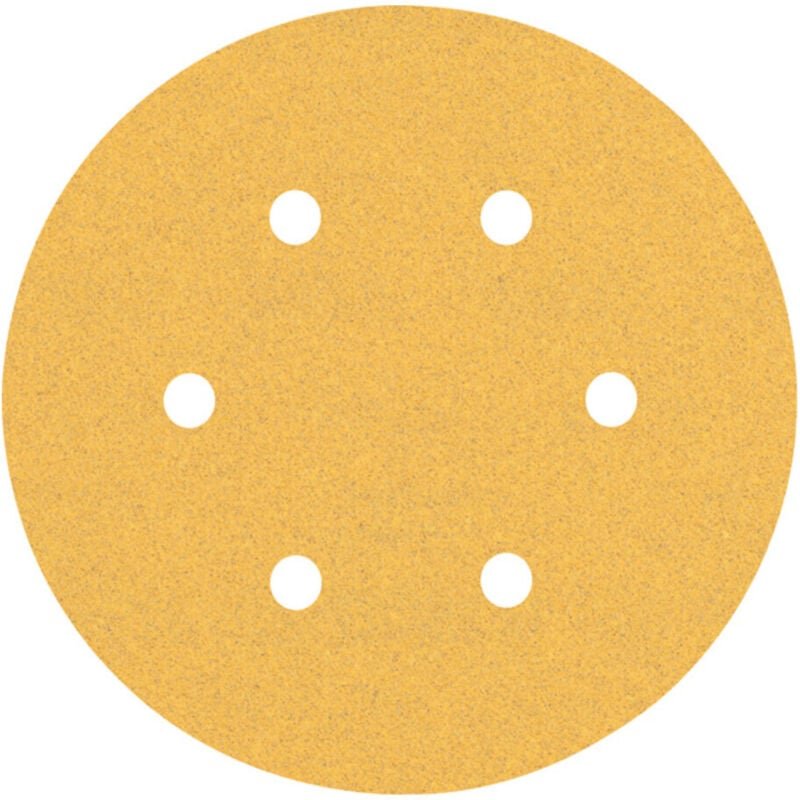 Expert C470 Schleifpapier mit 6 Löchern für Exzenterschleifer, 150 mm, g 100, 50 Stück - Bosch