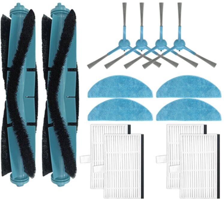 Hauptseitenbürste HEPA-Filter Mopp-Pads für 7490 Immortal
