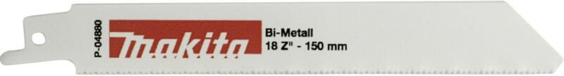 P-04880 Reciproblatt bim 150/18Z Sägeblatt-Länge 150 mm 5 St. - Makita