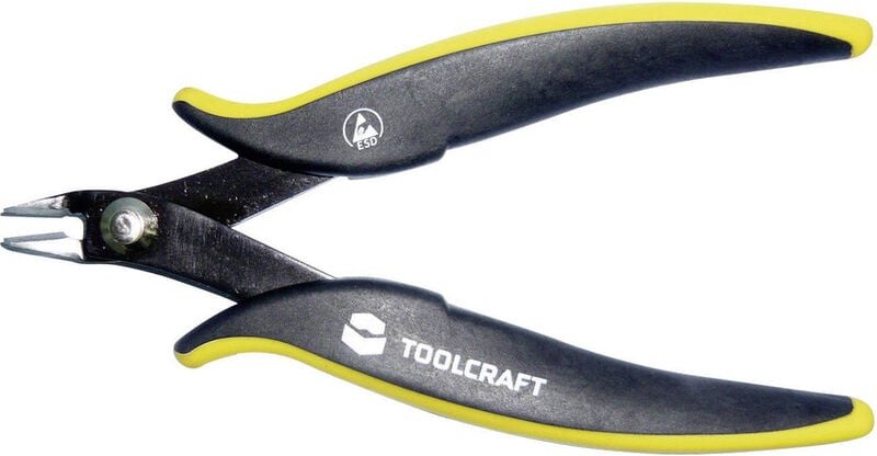 816743 esd Seitenschneider ohne Facette 134 mm - Toolcraft