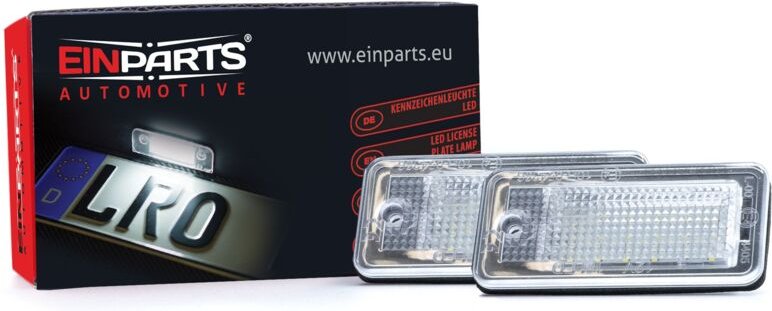 LED-Kennzeichenbeleuchtung, 6000 K, Kaltweiß, 12 V, CANBUS, für Audi A1/A3 8P/A4 B6/A4 B7/A6 C6/A7/A8 D3/A8 D4/RS4/RS6/Q...