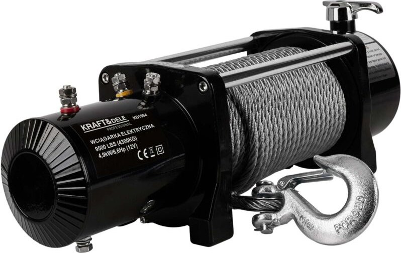 Elektrische Seilwinde 9500 Pfund 12V Leistungsstarke Offroad Bergungswinde