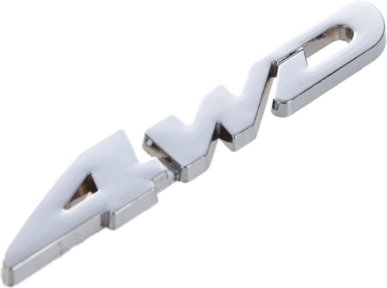 4WD Displacement Auto Chrom Emblem Abzeichen Aufkleber Logo