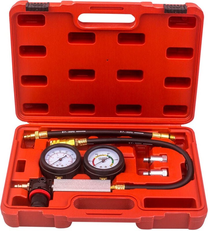 Maxpeedingrods - Druckverlust Tester Set Benzinmotor Prüfer Zylinderdruck messenDruckverlust Tester Set Benzinmotor Prüf...
