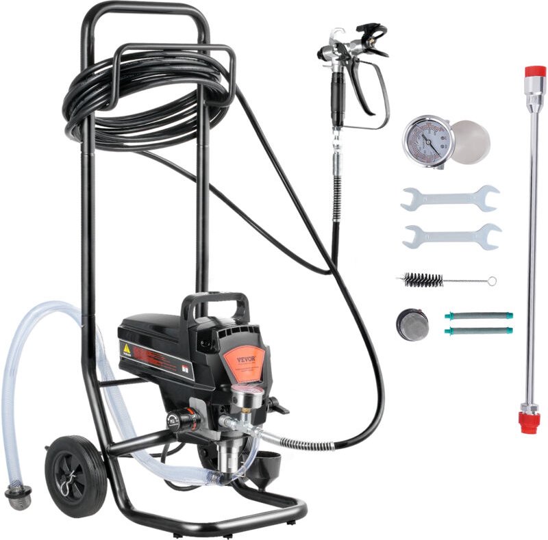 VEVOR Airless-Farbspritzgerät, 950 W, 3000 psi, Hocheffizientes Elektrisches Spritzgerät, Farbspritzgeräte Spritzlackier...