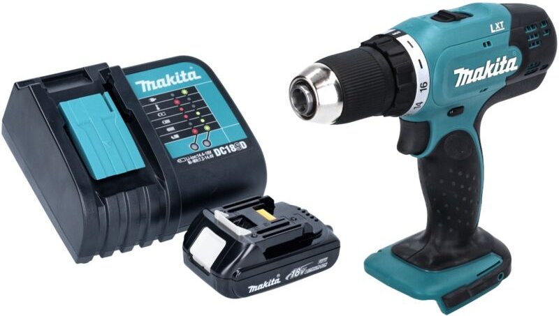 Werkzeug - 18V Akku-Bohrschrauber, 1x 1,5 Ah Li-Ion Akku, Ladegerät DDF453SYX5 - Makita