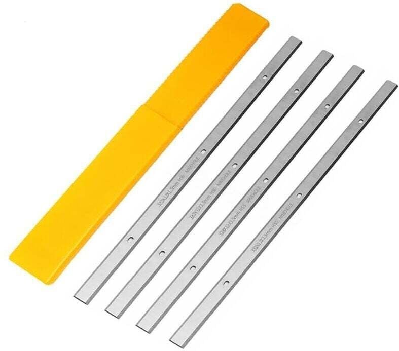 4 Pièces HSS Lames De Raboteuse 333mm, 333mm fers de rabot Pour Metabo DH 330/316, Raboteuse Lames Pour Machines De Trav...